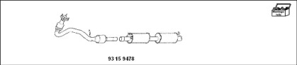 Комплект для дооборудования HJS 93 15 9478